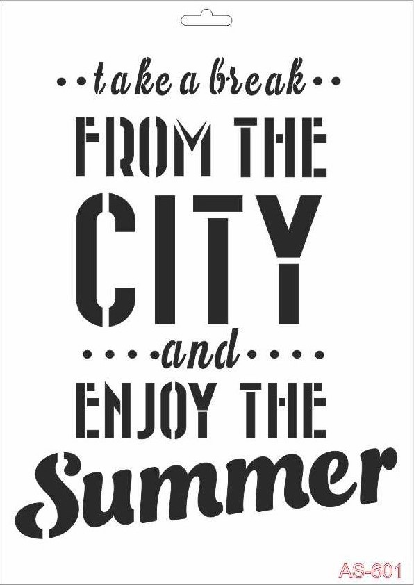 City Cadence A4 Stencil AS601