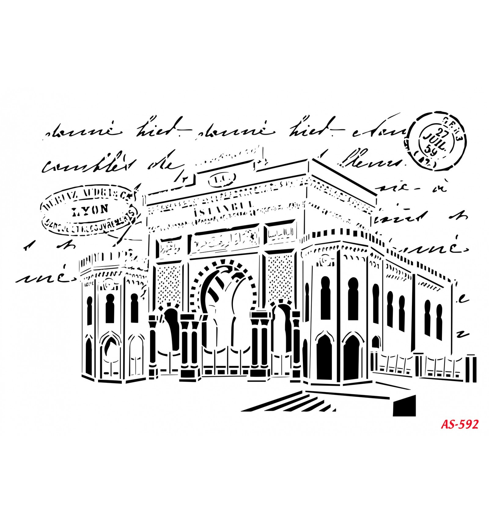 İstanbul Üniversitesi Cadence A4 Stencil AS592