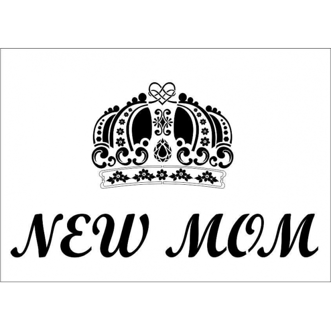 Kız Annesi AS613 - A4 Stencil