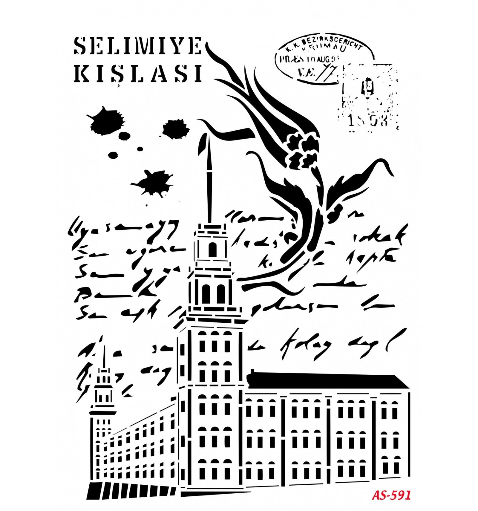 Selimiye Kışlası Cadence A4 Stencil AS591