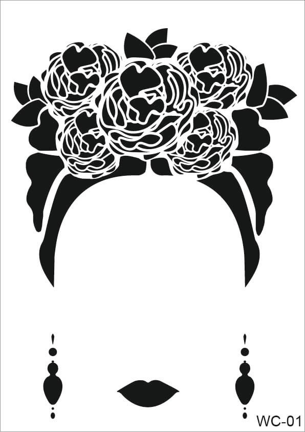 Frida Model Cadence A4 Stencil WC01