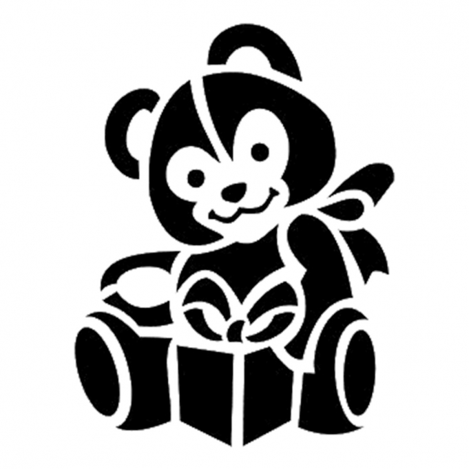 Cadence Ayıcık Stencil D02 15*20 Boyut