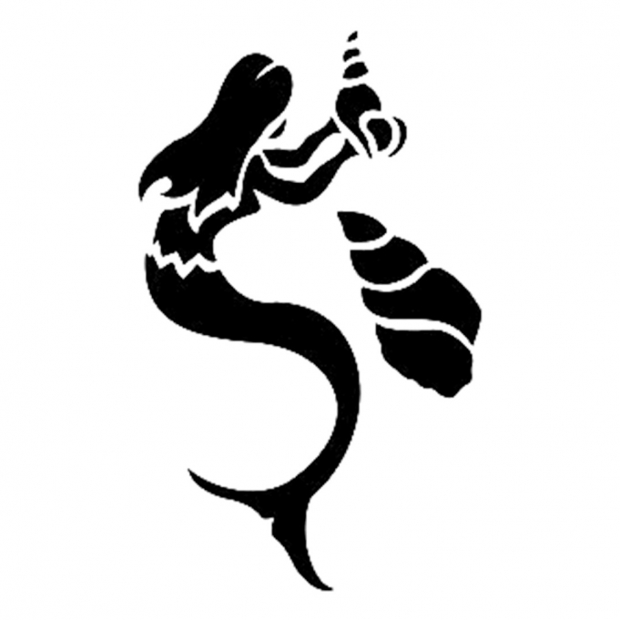 Cadence Deniz Kızı Stencil D88 15*20 Boyut