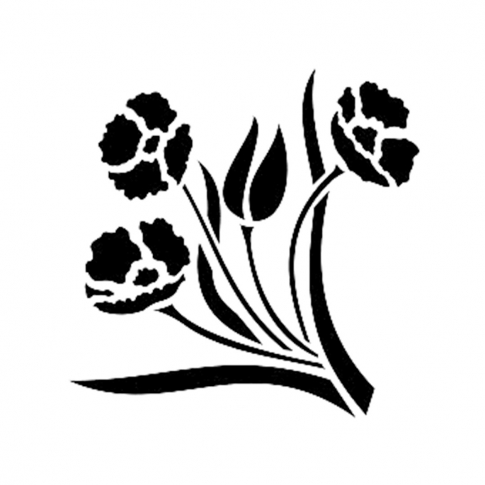 Cadence Karanfil Stencil D05 15*20 Boyut