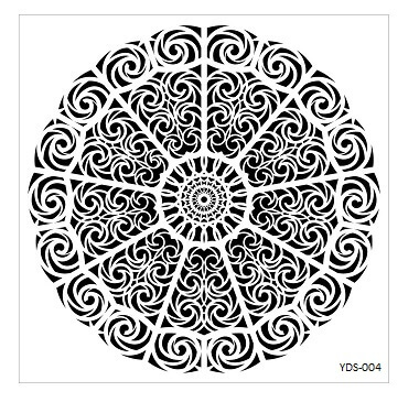 Cadence Dantel Stencil Kenarlıklı YDS-04 (35x35)