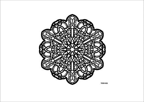 Cadence Dantel Stencil Kenarlıksız YDSK-05 (35x35)