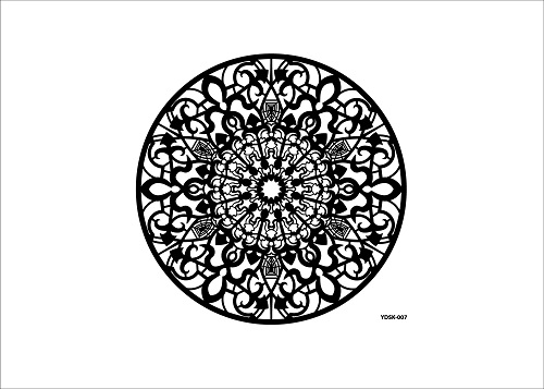 Cadence Dantel Stencil Kenarlıksız YDSK-07 (35x35)