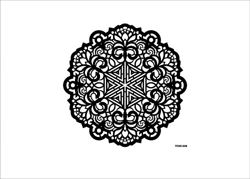 Cadence Dantel Stencil Kenarlıksız YDSK-08 (35x35)