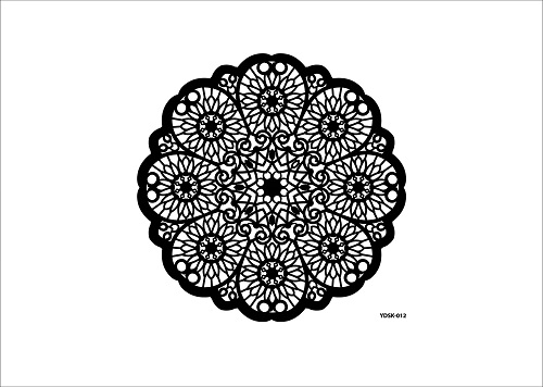 Cadence Dantel Stencil Kenarlıksız YDSK-12 (35x35)