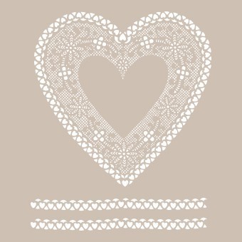 DS01 Dantel Serisi 25x35 Stencil