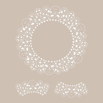 DS04 Dantel Serisi 25x35 Stencil