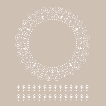 DS06 Dantel Serisi 25x35 Stencil