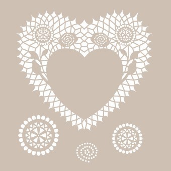 DS08 Dantel Serisi 25x35 Stencil