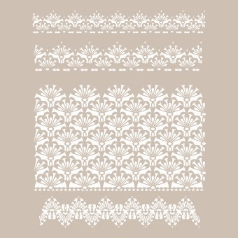 DS14 Dantel Serisi 25x35 Stencil
