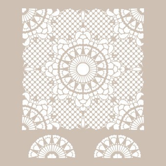 DS17 Dantel Serisi 25x35 Stencil