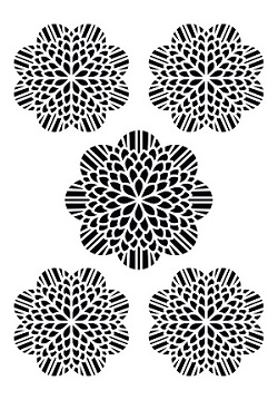 Cadence Dekoratif Stencil DC-08 ( 15 x 20 )