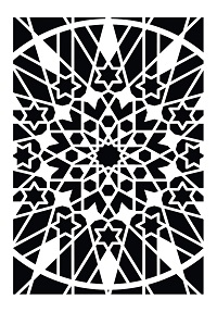 Cadence Dekoratif Stencil DC-09 ( 15 x 20 )