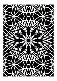 Cadence Dekoratif Stencil DC-11 ( 15 x 20 )