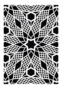 Cadence Dekoratif Stencil DC-12 ( 25 x 35 )