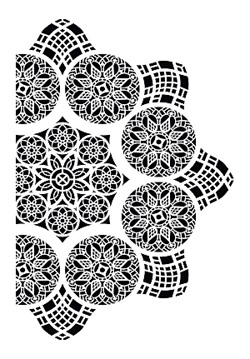 Cadence Dekoratif Stencil DC-15 ( 15 x 20 )