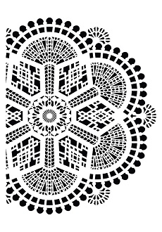 Cadence Dekoratif Stencil DC-16 ( 15 x 20 )