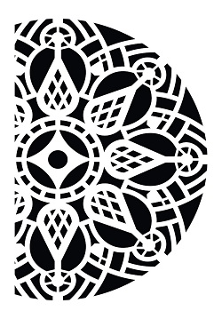 Cadence Dekoratif Stencil DC-17 ( 15 x 20 )