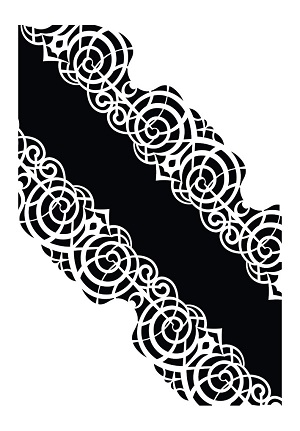 Cadence Dekoratif Stencil DC-33 ( 15 x 20 )