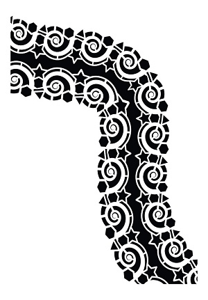 Cadence Dekoratif Stencil DC-36 ( 25 x 35 )