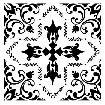 Cadence Fayans Stencil TCS-17 (30 x 30)