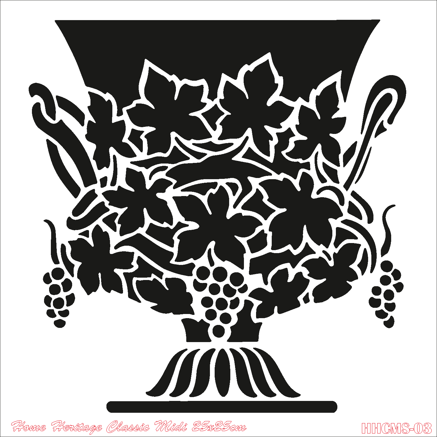 HOME HERITAGE CLASSIC MIDI 25X25 CM HHCMS-03