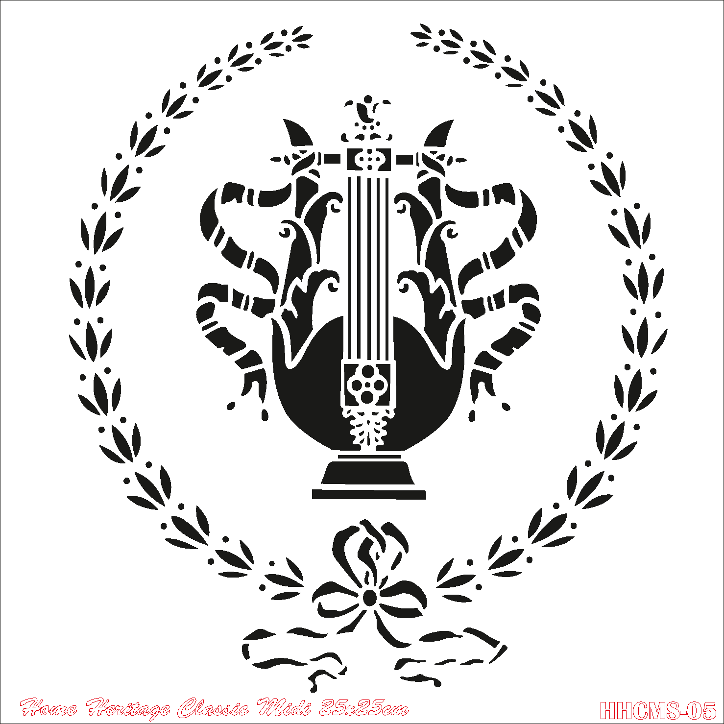 HOME HERITAGE CLASSIC MIDI 25X25 CM HHCMS-05