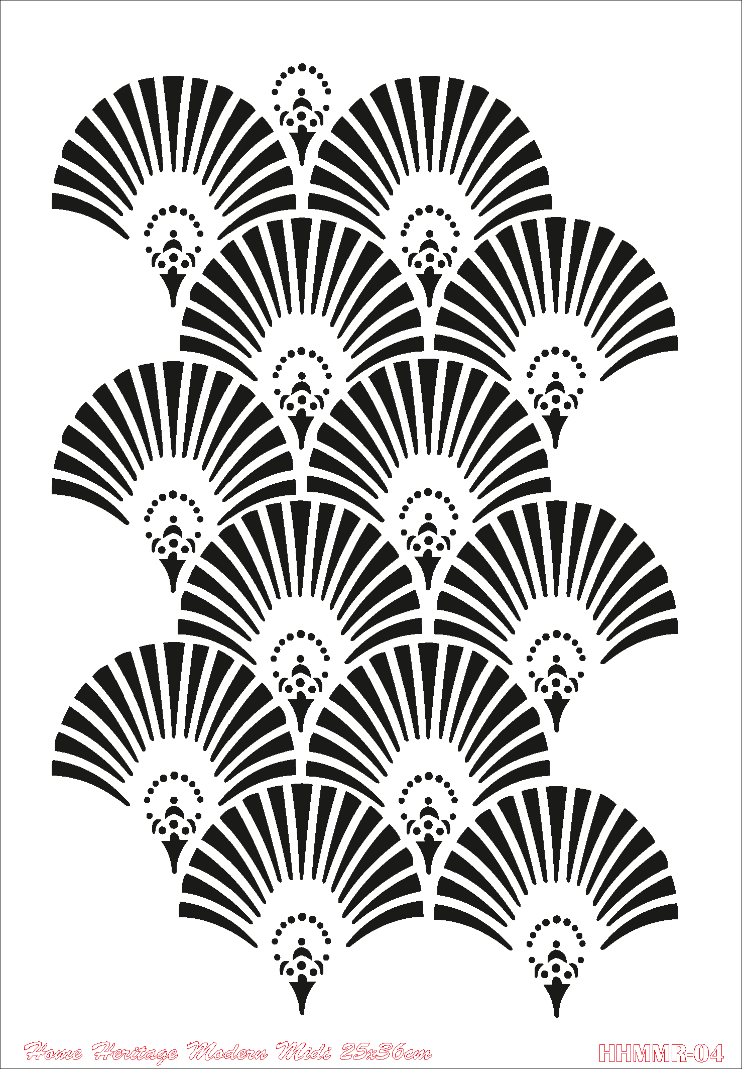 HOME HERITAGE MODERN MIDI 25X36CM HHMMR - 04