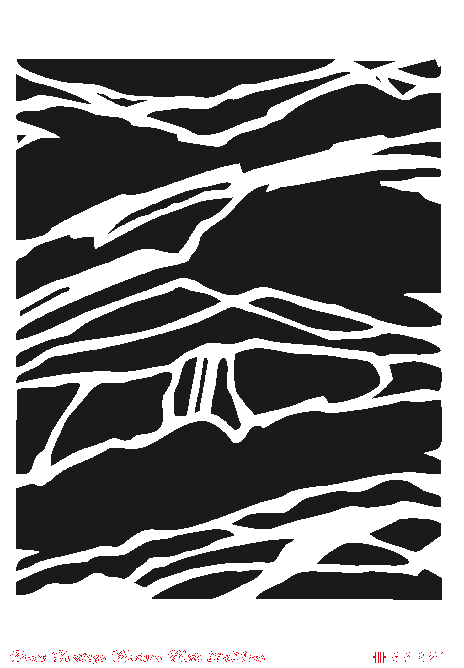 HOME HERITAGE MODERN MIDI 25X36CM HHMMR - 21