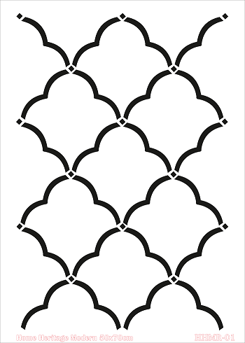 HOME HERITAGE MODERN 50X70CM HHMR - 01