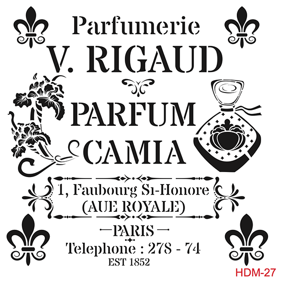 Cadence Home Dekor Stencil HD027 ( 45 x 45 )