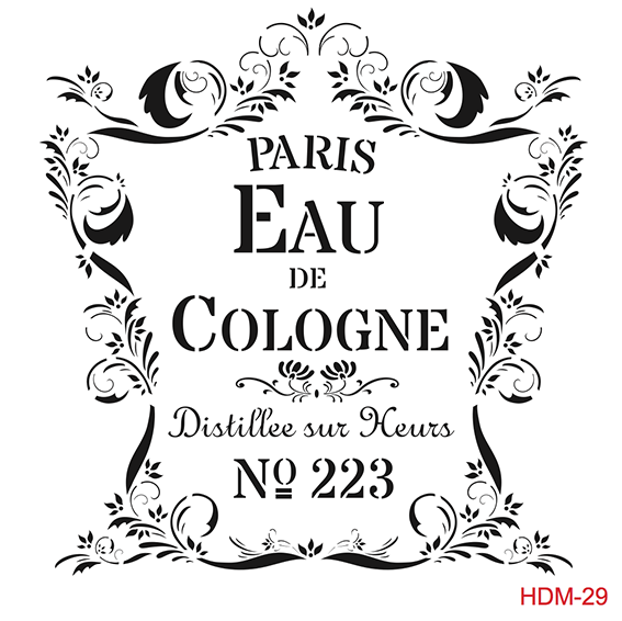 Cadence Home Dekor Stencil HDM029 ( 25 x 25 )