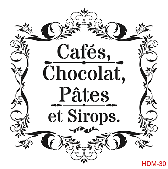 Cadence Home Dekor Stencil HDM030 ( 25 x 25 )