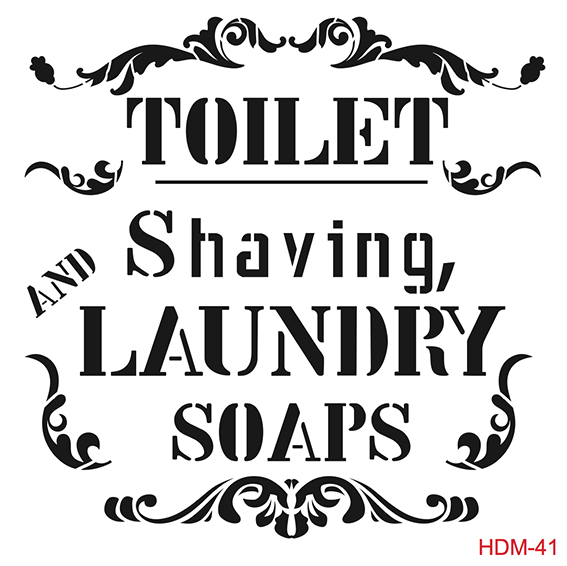 Cadence Home Dekor Stencil HD041 ( 45 x 45 )