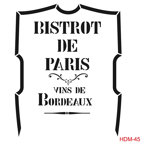 Cadence Home Dekor Stencil HDM045 ( 25 x 25 )