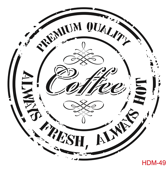 Cadence Home Dekor Stencil HD049 ( 45 x 45 )