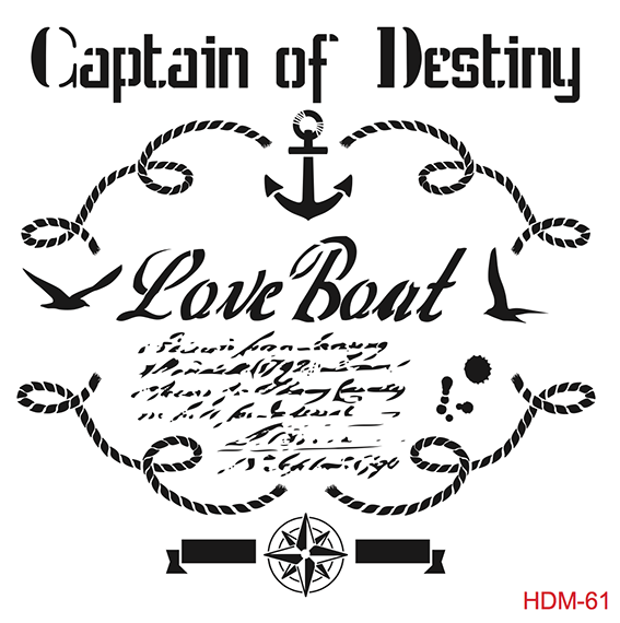 Cadence Home Dekor Stencil HDM061 ( 25 x 25 )