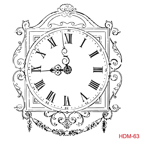 Cadence Home Dekor Stencil HD063 ( 45 x 45 )