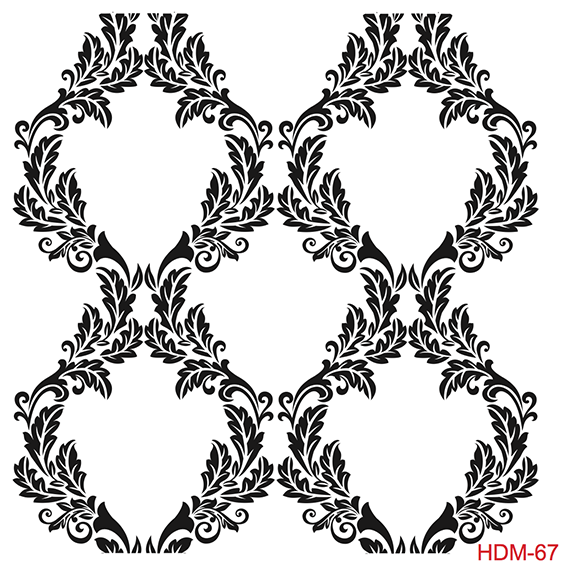 Cadence Home Dekor Stencil HD067 ( 45 x 45 )