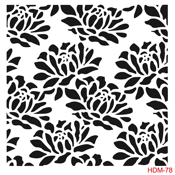 Cadence Home Dekor Stencil HD078 ( 45 x 45 )