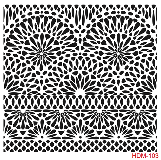 Cadence Home Dekor Stencil HD103 ( 45 x 45 )