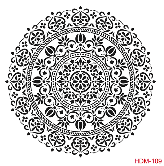 Cadence Home Dekor Stencil HDM109 ( 25 x 25 )