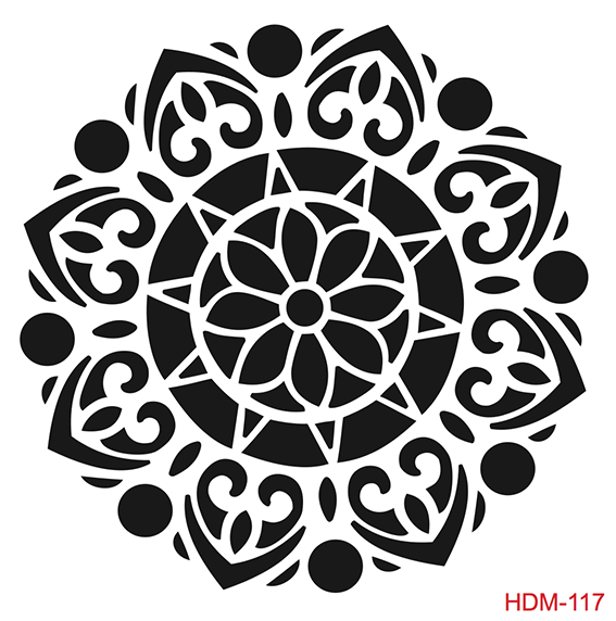 Cadence Home Dekor Stencil HDM117 ( 25 x 25 )