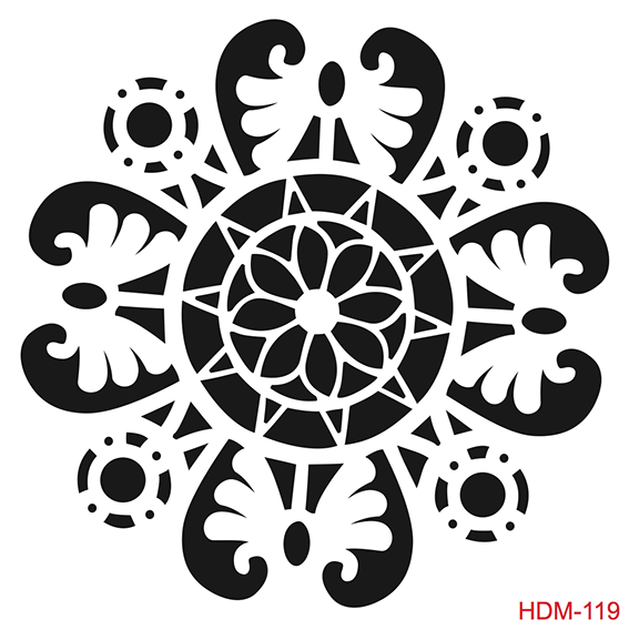 Cadence Home Dekor Stencil HD119 ( 45 x 45 )