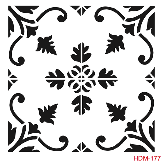 Cadence Home Dekor Stencil HDM177 ( 25 x 25 )