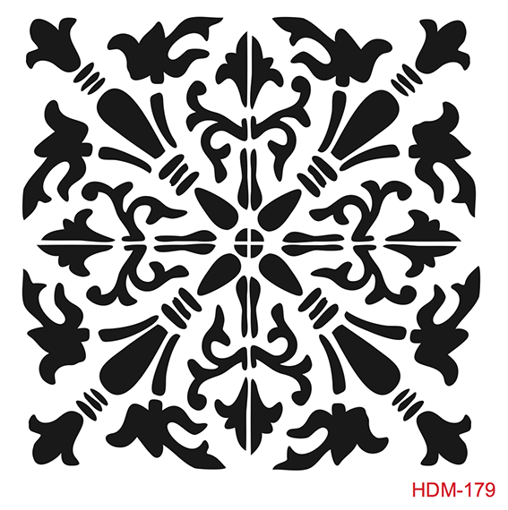 Cadence Home Dekor Stencil HDM179 ( 25 x 25 )
